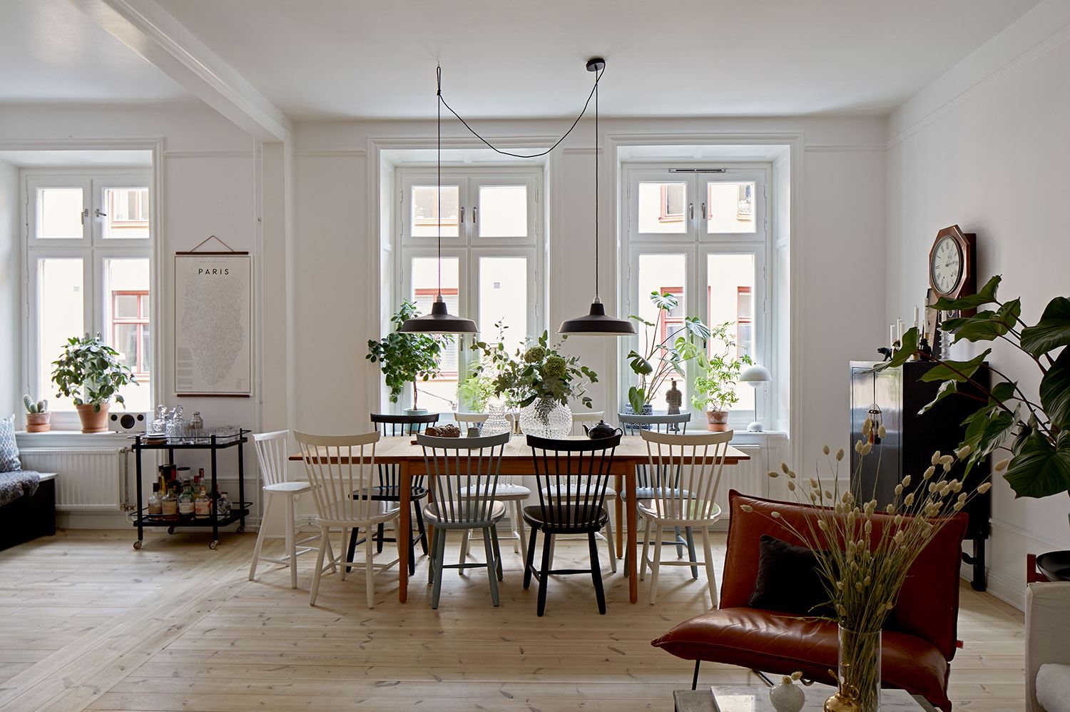 La décoration scandinave d'un petit appartement cosy